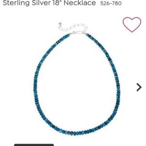 Jay King Apatite bead necklace with earrings